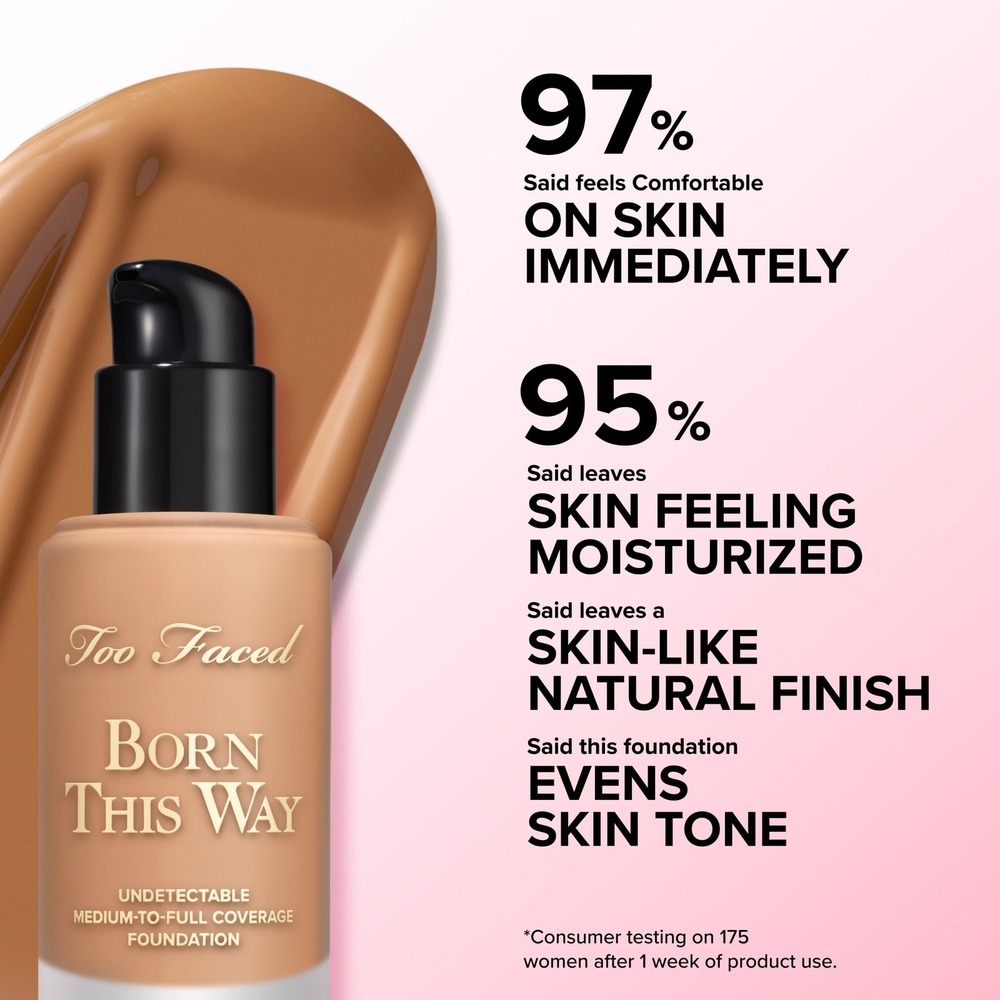 Too Faced Born This Way Undetectable Medium-To-Full Coverage Foundation 1oz/30ml - Picture 5 of 14